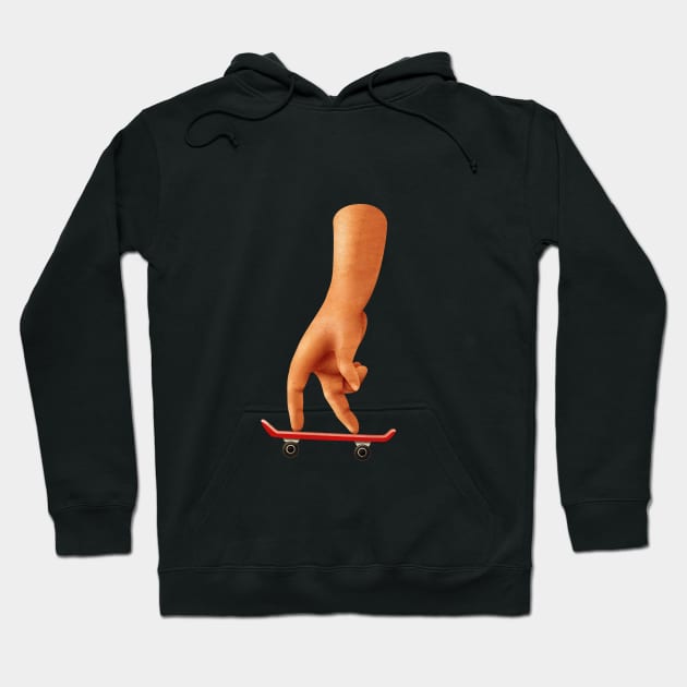 finger skating Hoodie by COLOURZONE